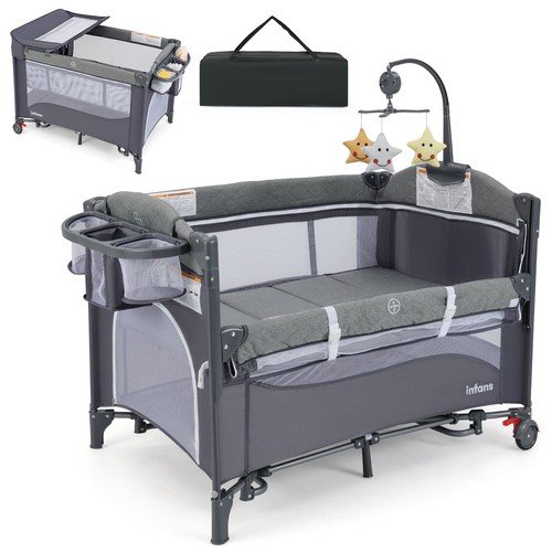 Travel cot convertible - 1,