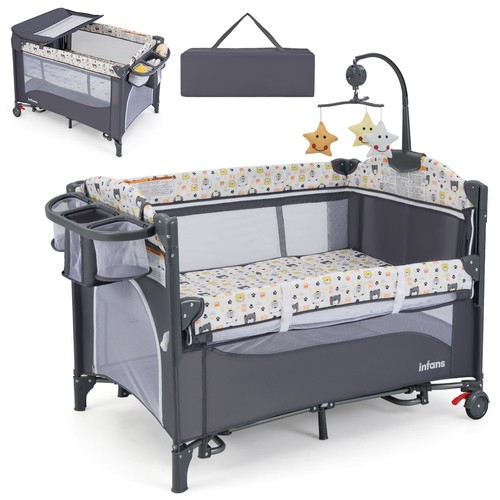 Travel cot convertible - 1,